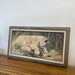 Vintage Original Framed and Signed Painting of Lion Cub by Lori Benton . Circa 1988s.