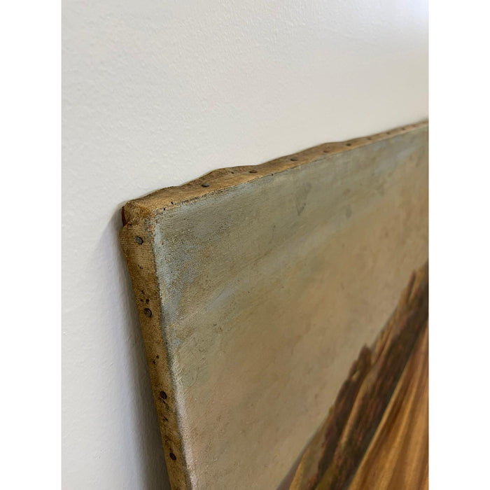 Vintage Original Landscape Scenic Painting Possibly French.