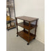 Vintage Petite Three Tier Wooden Bar cart