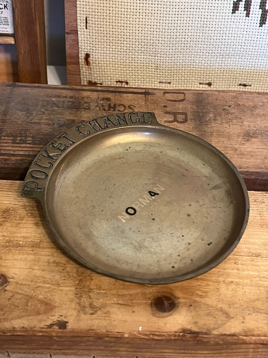 Vintage Pocket change dish
