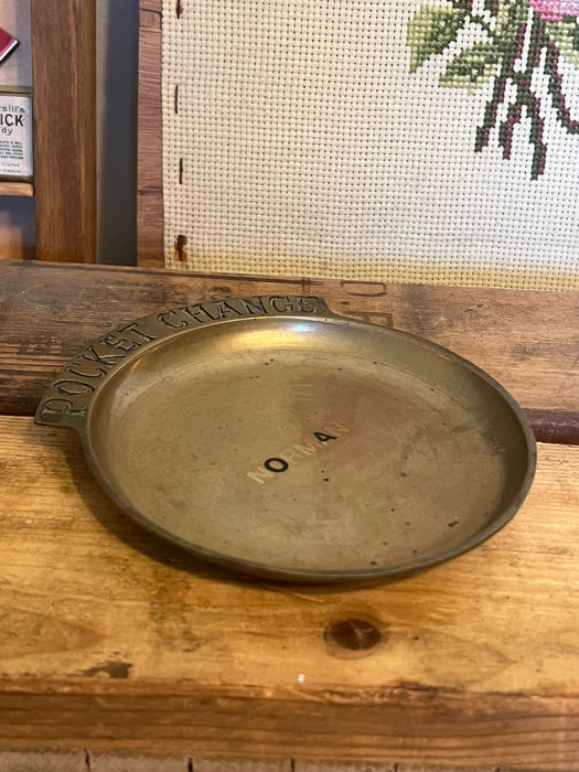 Vintage Pocket change dish