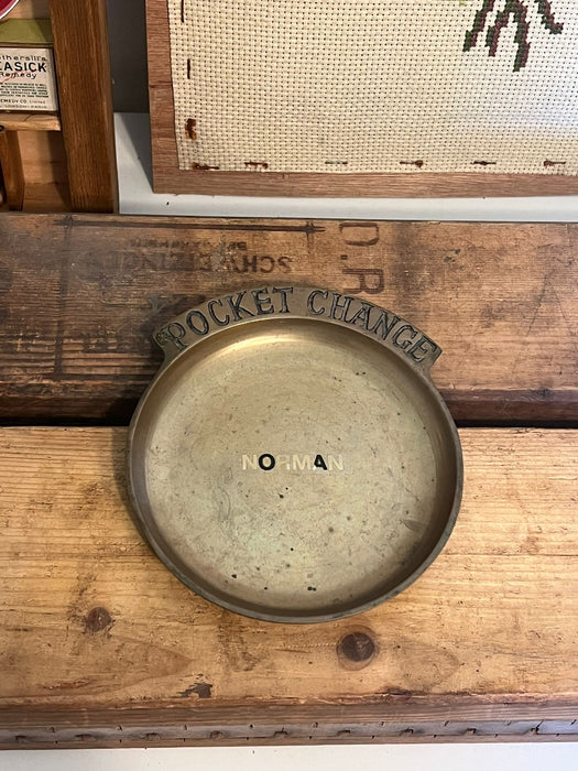Vintage Pocket change dish