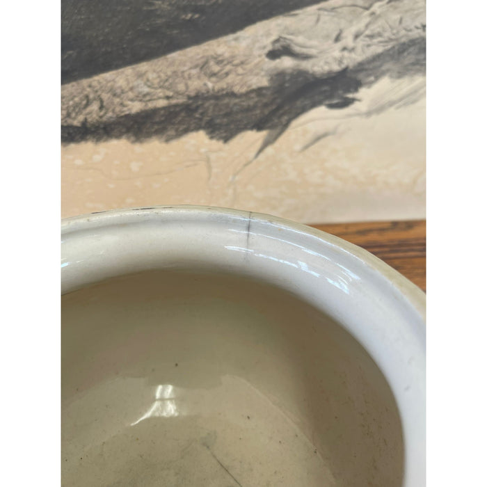 Vintage Pottery Abstract Brown Motif