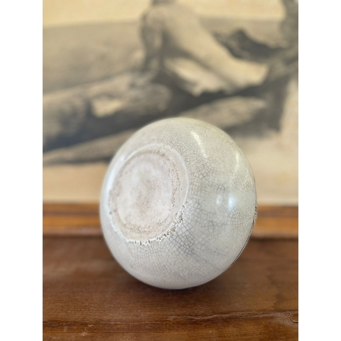 Vintage Pottery Abstract Brown Motif