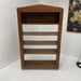 Vintage Primitive Style Wood Bookcase Shelves