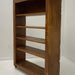 Vintage Primitive Style Wood Bookcase Shelves