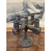 Vintage Primitive Wood Carved Candelabra Circa 1970s