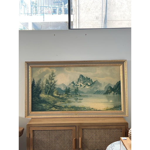 Vintage Print Wilmer Mountain Mist Landscape.