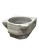 Vintage Rustic Hand-Carved Hexagonal Marble Sink Basin