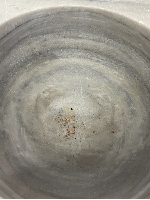 Vintage Rustic Hand-Carved Hexagonal Marble Sink Basin