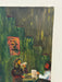 Vintage Rustic Western Tavern Abstract Scene - Original Painting on Canvas, Art is Possibly Oil Impressionist Bar Artwork