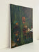 Vintage Rustic Western Tavern Abstract Scene - Original Painting on Canvas, Art is Possibly Oil Impressionist Bar Artwork