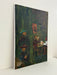 Vintage Rustic Western Tavern Abstract Scene - Original Painting on Canvas, Art is Possibly Oil Impressionist Bar Artwork