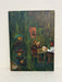 Vintage Rustic Western Tavern Abstract Scene - Original Painting on Canvas, Art is Possibly Oil Impressionist Bar Artwork