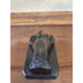 Vintage Sculpted Bronze Hand Figurine Atop Bronze Base