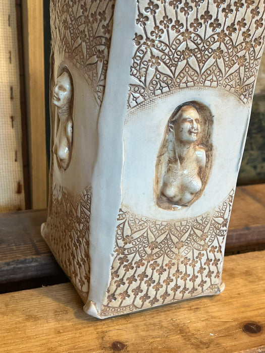 Vintage Signed Mid Century Modern Studio Pottery Vase (Available by online purchase only)