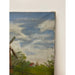 Vintage Signed Original Painting on Canvas of Windmill Landscape.