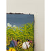 Vintage Signed Painting on Fabric Canvas of Field Workers.