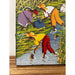 Vintage Signed Painting on Fabric Canvas of Field Workers.