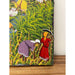 Vintage Signed Painting on Fabric Canvas of Field Workers.