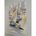 Vintage Signed and Numbered Abstract Nautical Artwork