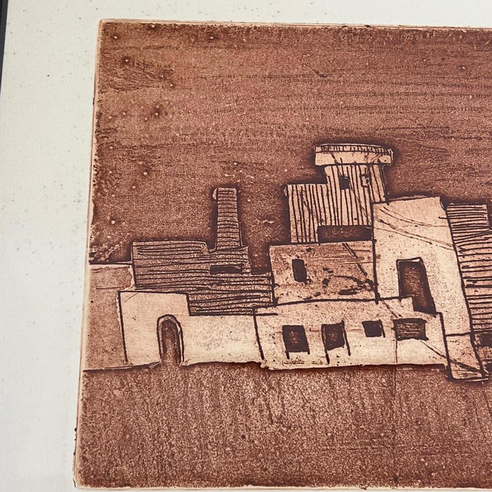 Vintage Signed,numbered and framed Soicher Marin Inc Cityscape 11 print by David Park.