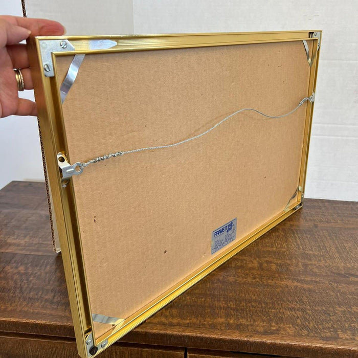 Vintage Signed,numbered and framed Soicher Marin Inc Cityscape 11 print by David Park.