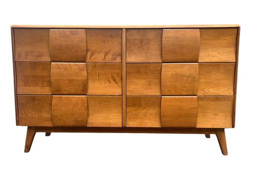 Vintage Solid Maple Mid Century Modern Heywood Wakefield 6 Drawer Dresser (Available by Online Purchase Only)