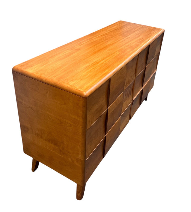 Vintage Solid Maple Mid Century Modern Heywood Wakefield 6 Drawer Dresser (Available by Online Purchase Only)