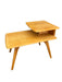 Vintage Solid Wood Maple Mid Century Modern End Table Set by Heywood Wakefield Original Finish
