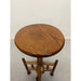 Vintage Stick and Ball Wooden Side Table with Adjustable Height