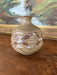 Vintage Studio Pottery Bud Vase with Incised and Glazed Abstract Motif