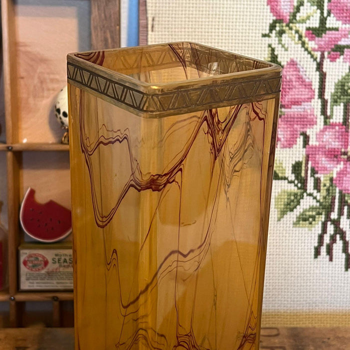 Vintage Swirled Resin Glassware - as Is ( online purchase only )