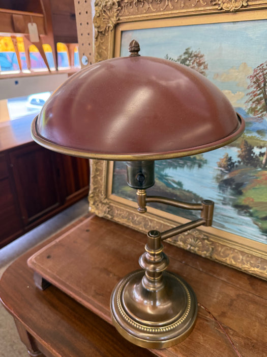 Vintage Traditional Art Deco Style Pharmacist or Bankers ArticulatingTable Lamp
