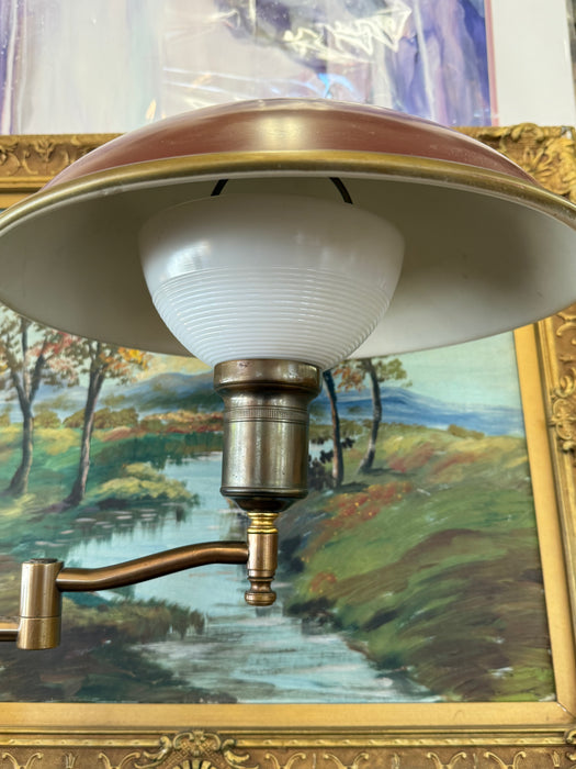 Vintage Traditional Art Deco Style Pharmacist or Bankers ArticulatingTable Lamp