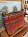 Vintage Traditional Woven Mini Pillow Charactestic of Folk and Ethnic Textiles