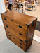 Vintage Two-Part Japanese Kimono Five Drawer Tansu Dresser from the circa 1960s Kiri Wood