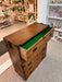 Vintage Two-Part Japanese Kimono Five Drawer Tansu Dresser from the circa 1960s Kiri Wood
