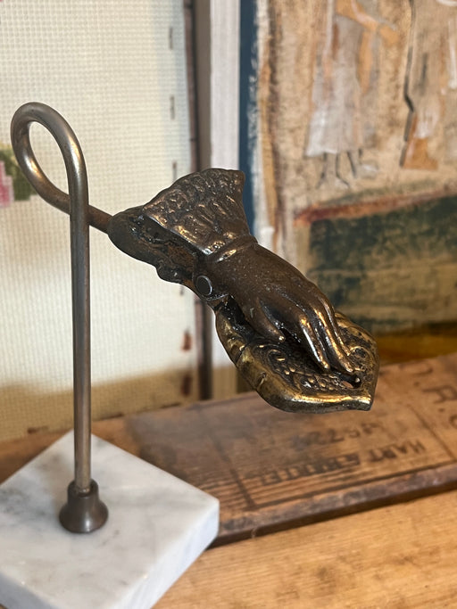 Vintage Victorian style decorative hand clip with stone like base.(online purchase only)