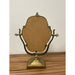 Vintage Victory Style Brass Toned Table Mirror