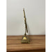 Vintage Victory Style Brass Toned Table Mirror