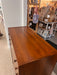 Vintage Walnut Mid-Century Modern Five Drawers Dresser Cabinet by United