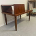 Vintage Walnut Toned Mid Century Modern Accent Table.