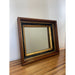 Vintage Wood Framed Mirror With Gilt Wood and Hand Painted Accents.