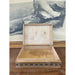 Vintage Wooden Box Inlayed Wooden Mosaic