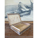 Vintage Wooden Box Inlayed Wooden Mosaic