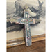 Vintage Wooden Hand Painted Cross.