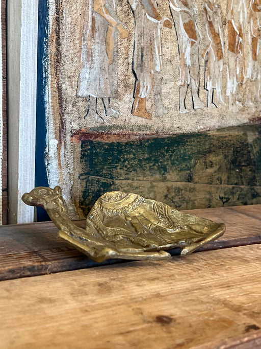 Vintage possibly Brass camel Sculpture decorative Tray (online purchase only)
