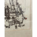 Vintage signed Original Lithograph “Duomo” by European Artist Max Gunther