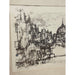 Vintage signed Original Lithograph “Duomo” by European Artist Max Gunther